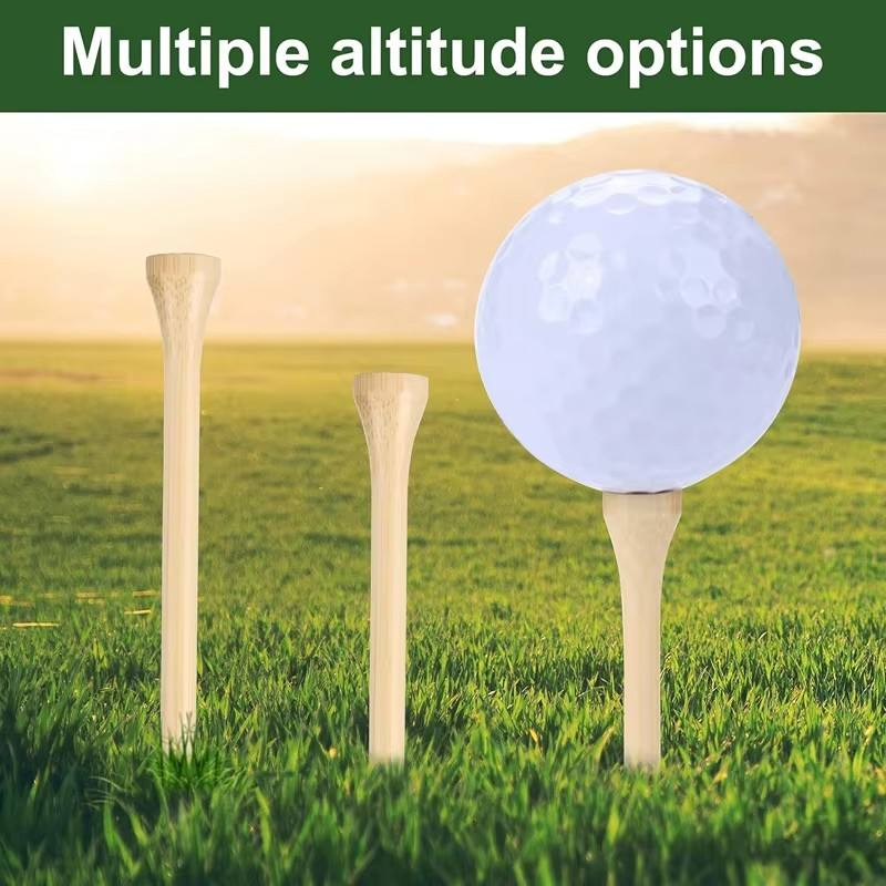 Gaopin Premium Golf Tees Custom Logo Available in Wooden & Plastic Materials with Diverse Packaging for Golfers2