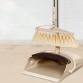Stand Up Broom and Dustpan Set Durable Extendable Foldable Upright Lazy Household Cleaning Tool for Home Kitchen Office