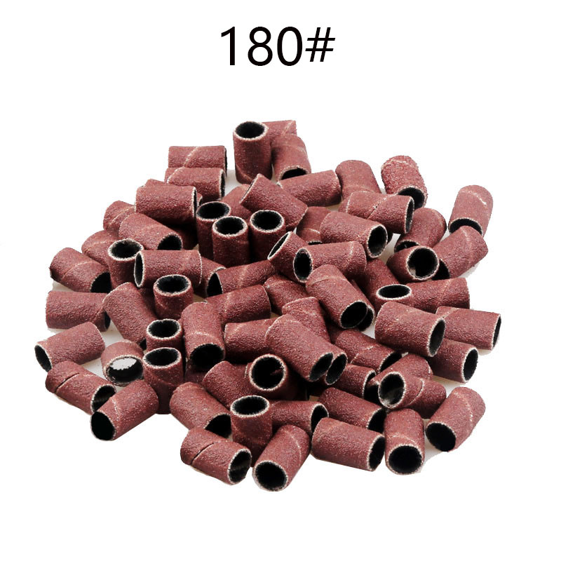 300PCS 80'' 120'' 180" Nail Art Sanding Band Gel Cuticle Rotary File for Electric Nail Drill Machine Manicure Mill Accessory