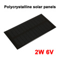 2W 6V Solar Panel Durable Solar Generator Solar Light Outdoor DC Output Waterproof Panel