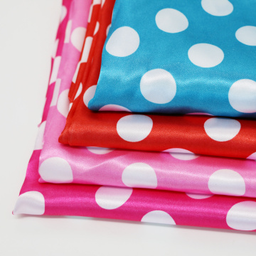 2cm large polka dot fabric polyester satin charmeuse diy sewing material 100cm*148cm