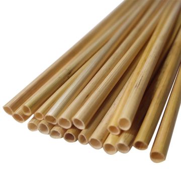 100PCS Natural Wheat Straw 100% biodegradable Straws Environmentally Friendly Portable Drinking Straw Bar Kitchen Accessories