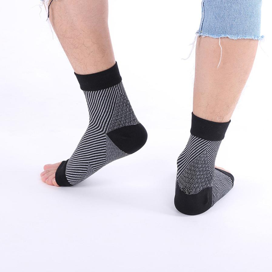 FishSunday Sport Men Women Anti Fatigue Flexible compression foot sleeves ankle support foot Socks 0720