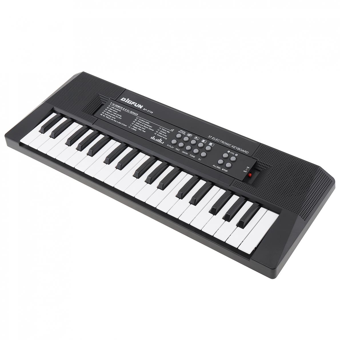 Electronic Organ 37 Keys Electronic Keyboard Piano Digital Music Key Board with Microphone Children Gift Musical Enlightenment