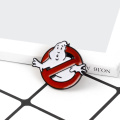 Ghostbusters Enamel Pin White Ghost Badge Brooch Bag Clothes Lapel pin Cartoon Fun Movie Jewelry Gift for fans Friends