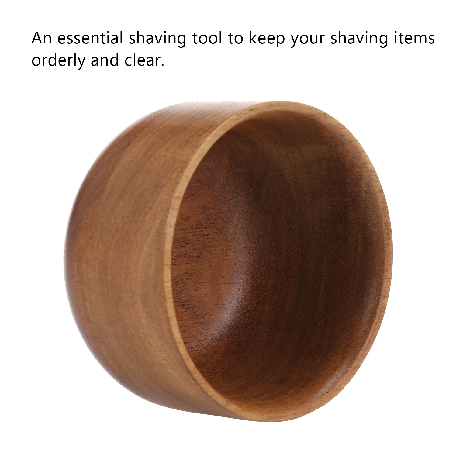 Male Shaving Bowl Wooden Shaving Brush Bowl High Quality Shaving Mug Shave Cream Soap Cup Portable Male Face Cleaning Soap Bowl