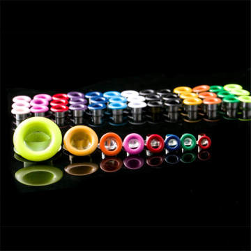 DoreenBeads Metal Alloy Garment Eyelets Multicolor Scrapbook Eyelet Inner Dia. 4MM/8MM Craft Sewing DIY Accessory 50sets