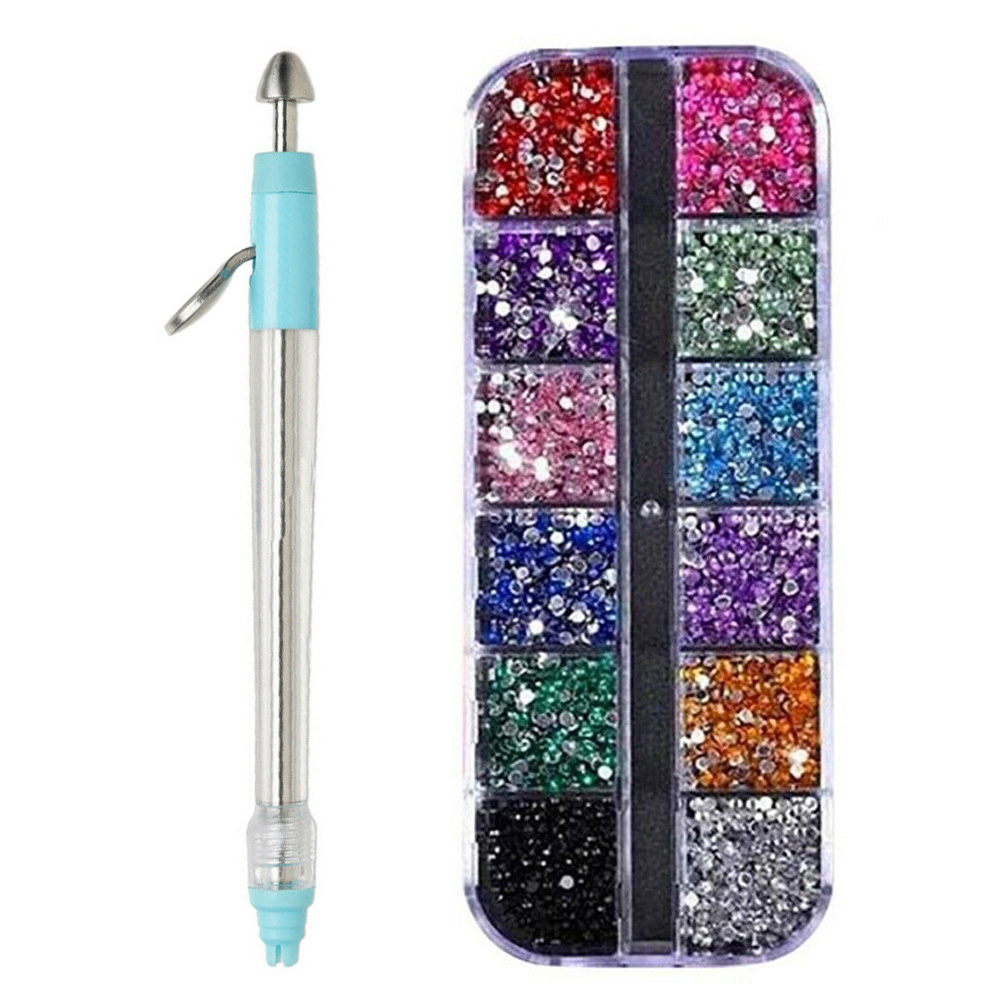 Nail Art Cross Stitch Manual Point Drill Pen Portable For Handicrafts DIY Gift Rhinestone Diamond Painting Multi-Purpose Home