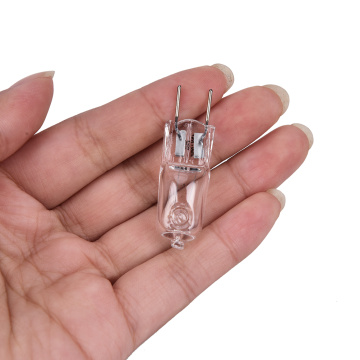 10pcs G8 120V 20W Halogen Lights Transparent Lighting Lamp Bulb Volt G8 Pin Halogen Bulbs Hot Sale