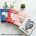 3 Inches Photo Album Cute Card Holder Mini Card Bag Hollow Love Model Holds 36 Photos Fashion Photo Holder Business Card Bag