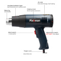 Pinkman Heat Gun Heat Gun 2000W Electric Hot Air Gun Variable 2 Temperatures Industrial Power Tool With Four Nozzle Attachment