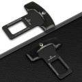 2pcs Quality Zinc Alloy RALLI ART Car Seat Belt Clip Safety Belt Plug For Renault Megane 2 3 Duster Logan Clio Laguna 2 Captur