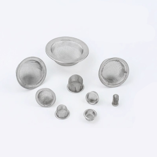 Stainless Steel Copper Seamless Pressed Bowl Filter Sieve Cap (1)