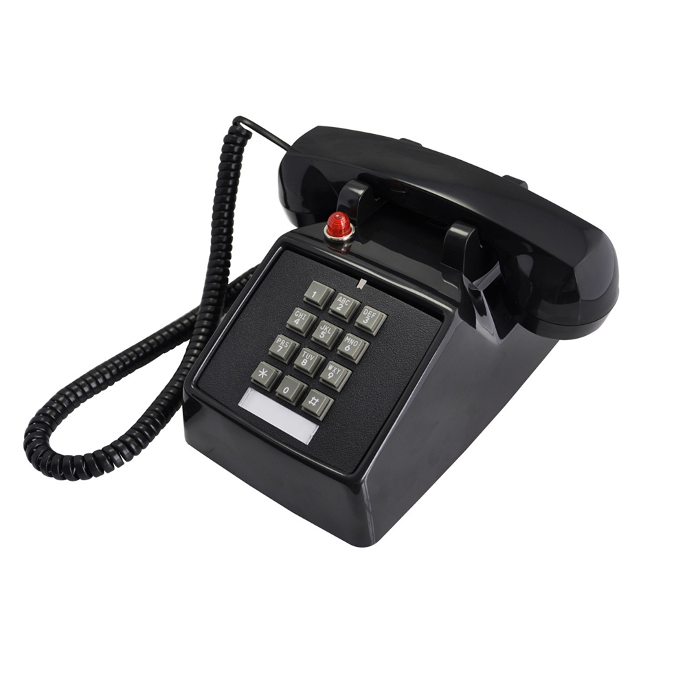 Corded Single Line Telephone Retro Telephones Land Line Old Fashion Hearing Impaired Landline Telephones for Seniors Home Hotel