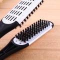 Ceramic Plywood Comb Straightener Electric Heat Brush Hair Straightener Hair Hairdressing Pro Electric Heat Brush Styling Tools