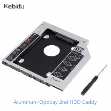 Aluminum Optibay 2nd HDD Caddy 12.7mm SATA 3.0 Hard Disk Drive Box 2.5