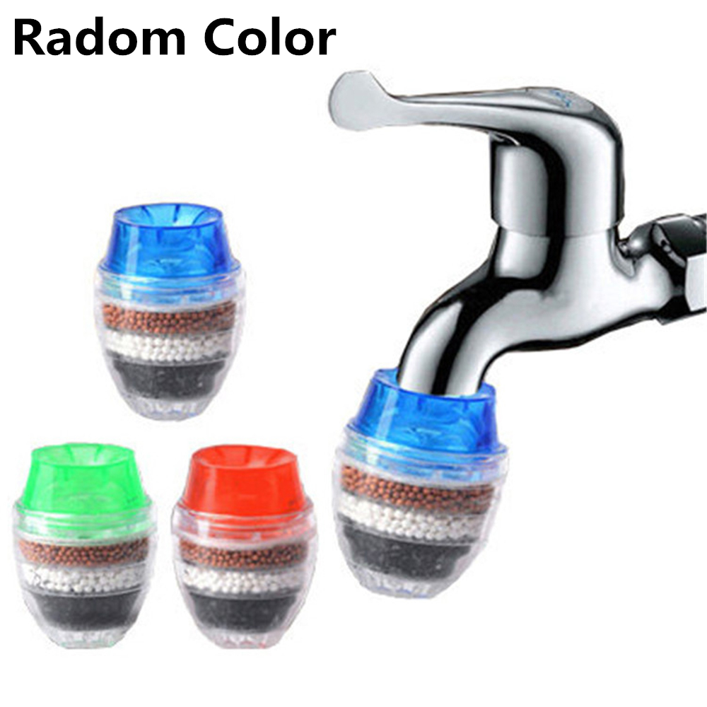 Faucet Water Filter Purifier Kitchen Tap Filtration Activated Carbon Removes Chlorine Fluoride Heavy Metals Hard Water Softener