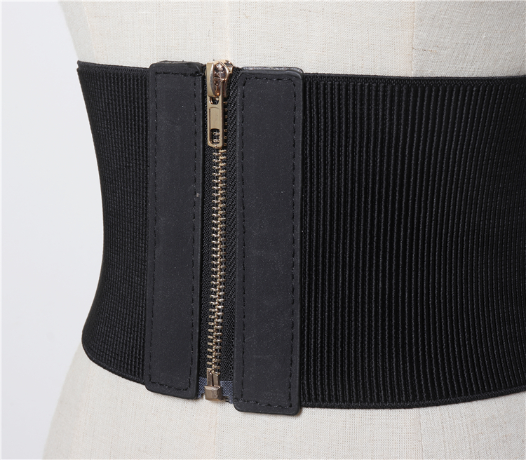 2019 new Fashion Knitted Elasticity Waist Female Belts For Women Cummerbund Good Quality Corset Bodycon Slim Wide Belt