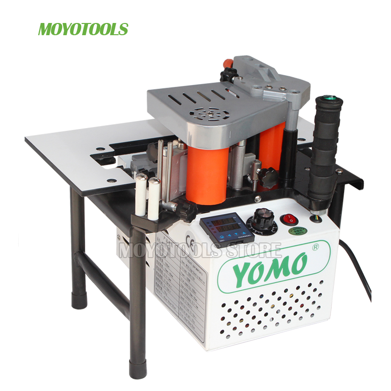 wood manual edge banding machine PVC portable Edge Bander Double Side Gluing 110V/220V 1200W Woodworking Machinery MY50