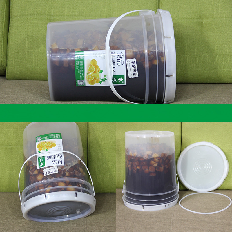 5L plastic fermentation bucket for wine beer pickle food grade Liquid container Hot sale 2PCS/lot