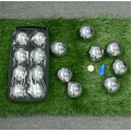 Polished Alloy 8 Boule Bocce Ball Set