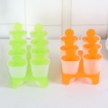 4 6 8 Cells Ice Cream Mold Popsicle Maker Lolly Mould Randomly Color Platsic Kitchen Tools Ice Cube Molds DIY Summer Accessories