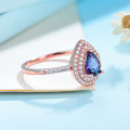 Kuololit Lab Alexandrite Gemstone Luxury Jewelry Set for Women Genuine 925 Sterling Silver Pendant Necklace Earrings Rings Fine