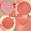 Heart Shape Face Blusher Powder Makeup Cheek Blusher Powder Minerals Palettes Blusher Brush Palette Cream Natural Blush TSLM1