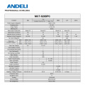 ANDELI MCT-520DPL/MCT-520DPC TIG CUT MMA COLD MIG Welding and Flux Welding without Gas 5 in 1Multi-function TIG Welding Machine