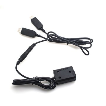 Power Adapter AC-PW20 Dual USB Power Kit AC Adapter Replacement NP-FW50 DC Coupler Dummy Battery Kit for Sony Series