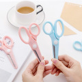 Cute Pink Blue Craft Scrapbooking Scissors Kawaii School Portable Paper Scissors For Home Decoration Kids Gift Korean Stationery