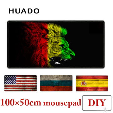 Rubber Mouse Pad XXL mousepad desk carpet 100X50cm large gamepad mats for csgo/world of warcraft/steelseries/starcraft/overwatch