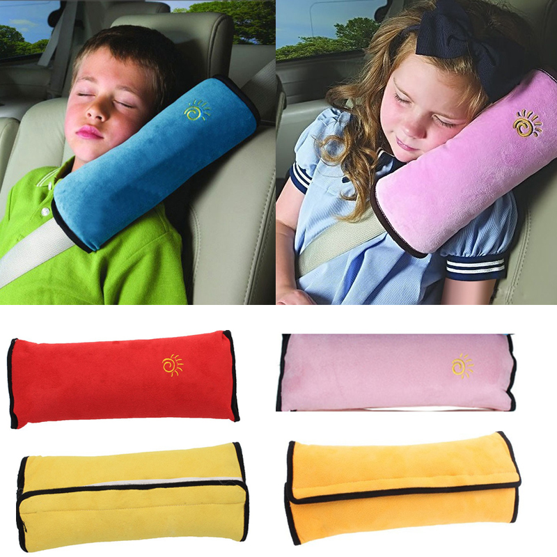 New Baby Pillow Car Safety Belt & Seat Sleep Positioner Protect Shoulder Pad Adjust Vehicle Seat Cushion for Kids Baby Playpens