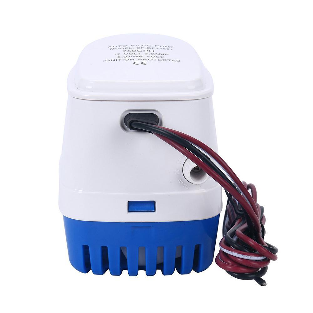 Automatic Boat Bilge Pump Stainless Steel Shaft 12v Auto Water Pressure Pumps Automobile Electric Pump Stainless Steel & ABS