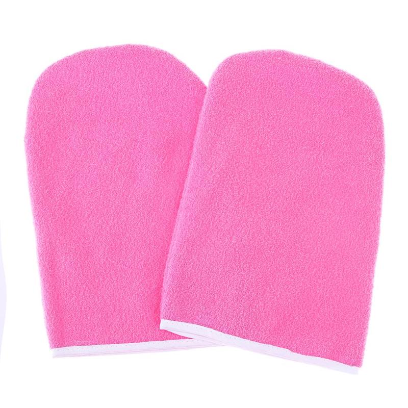 Heat Preservation Paraffin Hot Wax Hand Foot Protection Beauty Care Gloves Mini SPA Cotton Soft Comfort Protection Gloves