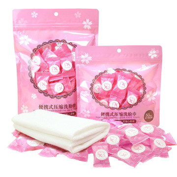 100 Pcs Dry Pressed Coin Disposable Face Towels for Adults Towel Baby Wipes Tablet Travel Tissue Towel Bath Towels Simple