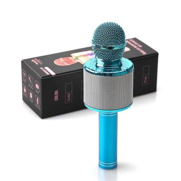 Wireless Bluetooth Karaoke Microphone, 3-in-1 portable handheld karaoke mic karaoke player multi-function LED light