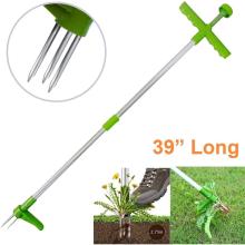 Garden Fork Wood Forked Head Hand Weeder Puller Patio Handle Gardening Remove Weeds Shovel Garden Courtyard Pruning Tools