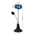 flexible usb webcam hd 480 pc camera on computer camera with Built in Microphone LED Lights Webcams focus web cam camera For PC