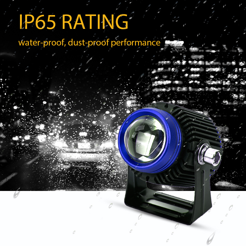 2PCS Motorcycle Led Headlights Auxiliary Lamp Accessories 12V 6500K 38000K In One Moto Motorbike Waterproof Led Driving Fog Lamp
