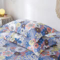 3 pcs Fitted Bedding Sheet King Size Flower Pattern Mattress Cover on an Rubber Band For Double Bed With Pillowcase Bed Linens
