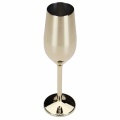 2Pcs/Set Shatterproof Stainless Champagne Glasses Brushed Gold Wedding Toasting Champagne Flutes Drink Cup Party Marriage Wine