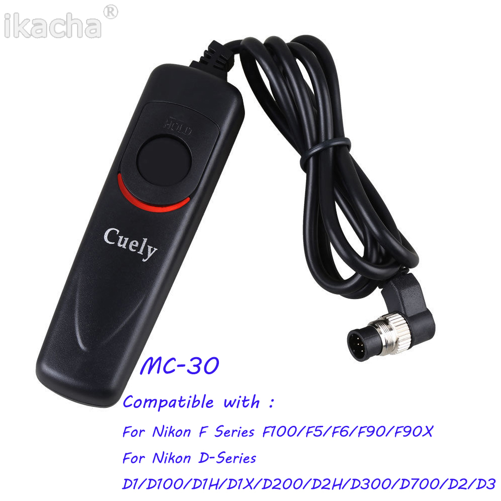 MC-30 MC-DC2 RS-60E3 RS-80N3 RR-90 RM-UC1 RM-VPR1 Remote Shutter Release Control Cord for Canon Nikon Olympus Sony Camera