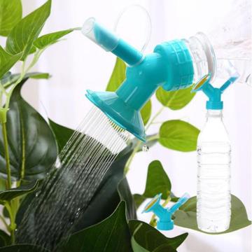 2 In 1Flower Watering Sprinkler Nozzle Plastic Plants Irrigation Watering Bottle Head Potted Plant DIY Watering Tools