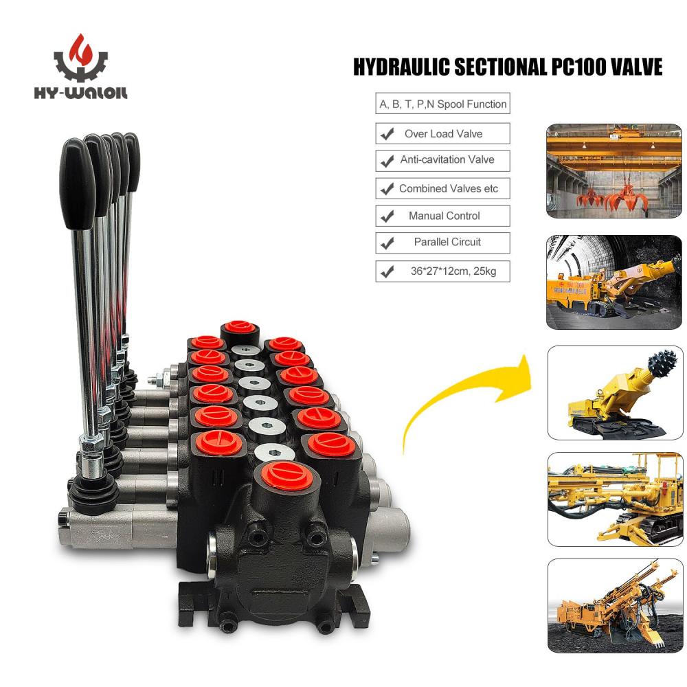 6PC100 Manual Hand Directional Control Valve