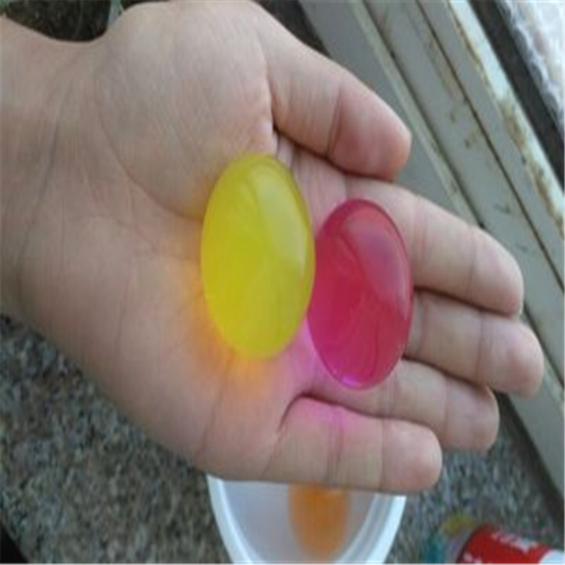 25pcs/lot Large Hydrogel Pearl Shape Big Crystal Soil Water Beads Mud Growing Magic Jelly Ball Kids Home Decor Decoration Beads