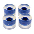 4pcs 60mm Flashing Roller Light Up Flash Skateboard Longboard Wheels 78A with Bearing Core Glow at Night 5 color