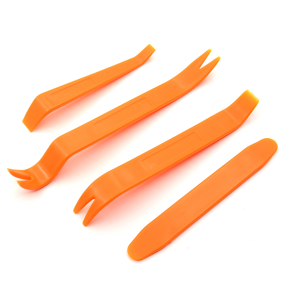 4pcs Remover Removal Puller Pry Tool Car Door Panel Trim Upholstery Retaining Clip Plier Tool Hand Tool Set