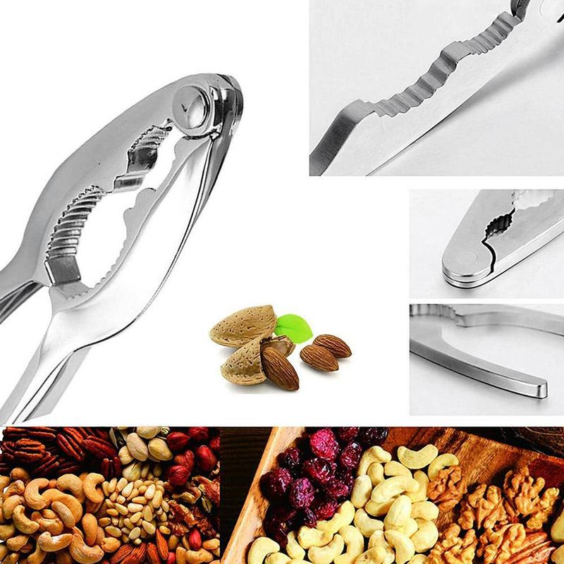 1pcs Zinc Alloy Nutcracker Sheller Walnut Nut Cracker Kitchen Nutcracker Pecan Tool Quick Fruit Accessories Almond Walnut O1O8