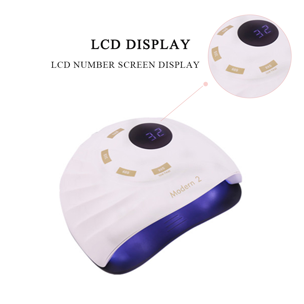 New Nail Dryer UV LED Manicure Machine with Bottom LCD Display UV Lamp For Manicure Gel Polish Smart Auto Sensor Nail Tool